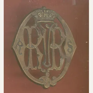 Scottish Queen's Edinburgh Rifle Volunteer Brigade glengarry badge