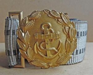 Kriegsmarine Officers Parade Belt & Buckle