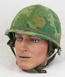 Cold war US army M1 Parachutist helmet