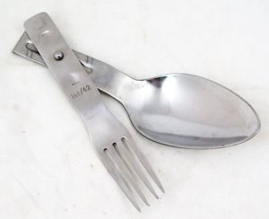 WW2 Finnish army eating utensil fork-spoon 1942