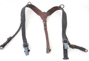 WW2 German Wehrmacht/Waffen-SS combat y-straps - rbnr