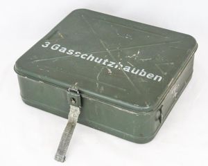 WW2 German Medics case for head wounded gas hood - …