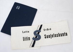 Pre-war Lotta Svärd arm band - Iitti