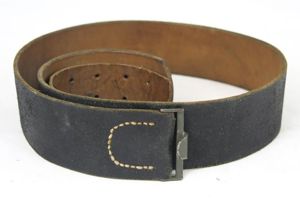WW2 German Wehrmacht/Waffen-SS combat belt leather