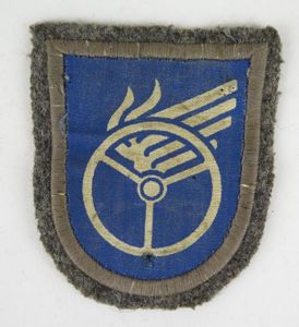 Post-war Finnish army M/49 trade patch - driver