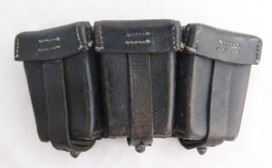 WW2 German Wehrmacht/Waffen-SS kar98 ammo pouch - Amsterdam 1941