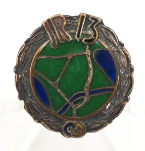 WW2 Finnish army regimental badge JR 13 - 1941-44