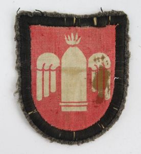 Post-war Finnish army M/49 trade patch - artillerist AA-artillery