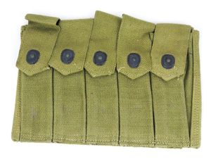 WW2 US army Thompson SMG 5 pocket 20rd magazine pouch