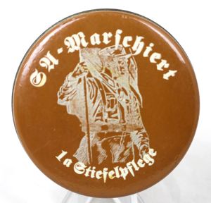 WW2 German SA boot polish tin