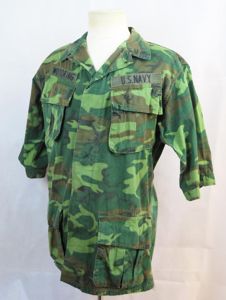 US Vietnam war period ERDL Jungle jacket - US Navy