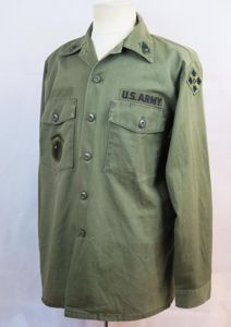 US Cold war era OG507 Fatique shirt - jungle expert