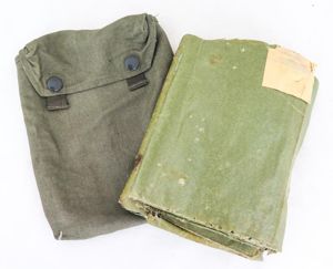 WW2 German Wehrmacht/Waffen-SS gas protection cape - gasplane 1943