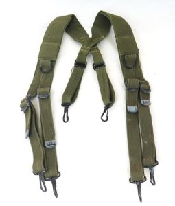 WW2 US army M1936 combat suspenders late war pattern - …