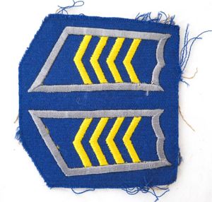 .WW2 Finnish army supply unit staff-sergeant collartabs