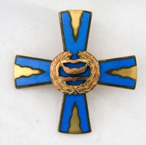 Finnish Uudenmaa brigade unit cross