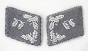 WW2 German army forestry service collartabs - Heeresrevierförster