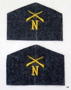 WW2 Finnish army embroidered unit insignia - Nylands regiment