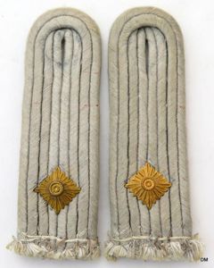 WW2 German Wehrmacht transport unit officers shoulderboards