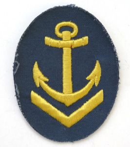 WW2 German navy Kriegsmarine Boatswain oberbootsmann maat patch
