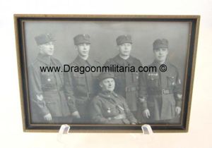 Pre-war Civil-guards group portrait artillerybattery