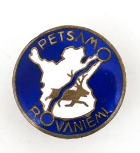 WW2 Finnish Traveller badge - Rovaniemi-Petsamo