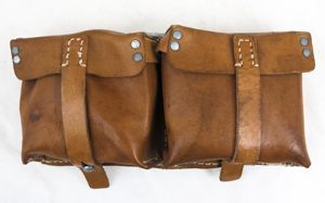 WW2 German Wehrmacht/Waffen-SS G43 rifle magazine pouch - 1944