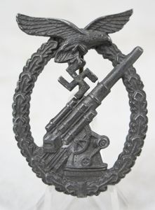 WW2 German Luftwaffe Flak combat badge - GB