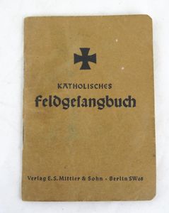WW2 German Wehrmacht catholic hymn book - Katholisches Feldgesangbuch