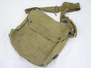 WW2 British gas mask bag MkVII - 1943