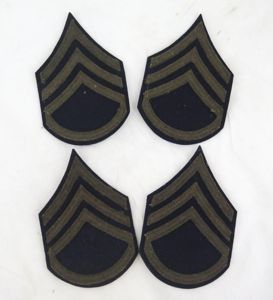 WW2 US army staff-sergeant rank stripes