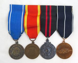 Finnish award bar 4 WW2 awards