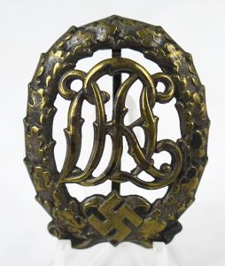 WW2 German National sport badge 2nd class - Wernstein