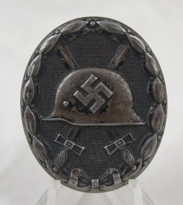 WW2 German Wehrmacht/Waffen-SS wound badge black - L/56 Funcke&Bruninghaus