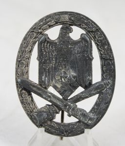 WW2 German Wehrmacht/Waffen-SS General assault badge - Juncker