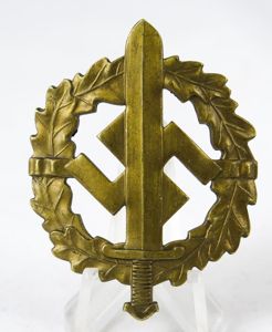 WW2 German SA sport badge bronze class 1st type - …