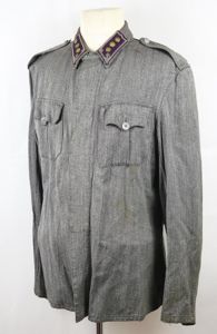 WW2 Finnish army engineers Captain M36 summer blouse - late …