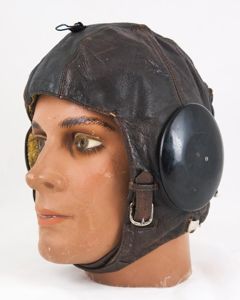 WW2 Finnish air force German Luftwaffe LKH W flight helmet