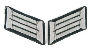 WW2 German Wehrmacht army Gebirgsjäger officers collartabs