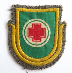 Post-war Finnnish army M/49 trade patch - medic