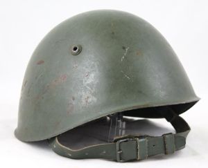 WW2 Italian M33 steel helmet