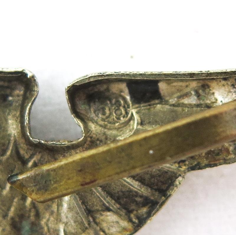 WW2 German political SS cap eagle - RZM 53 — image 4