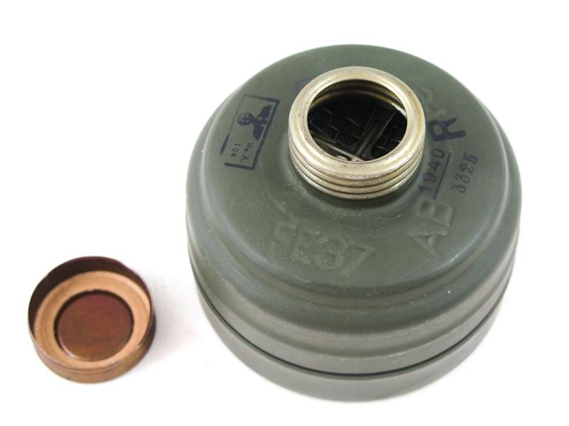 WW2 German Wehrmacht/Waffen-SS Gasmask filter FE37 — image 5