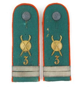 Pre-war Finnish M/1922 Corporal shoulder boards - PPP3