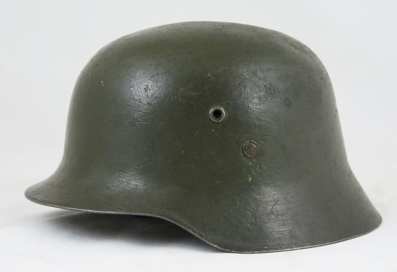 WW2 Finnish army M38 Hungarian steel helmet - german liner