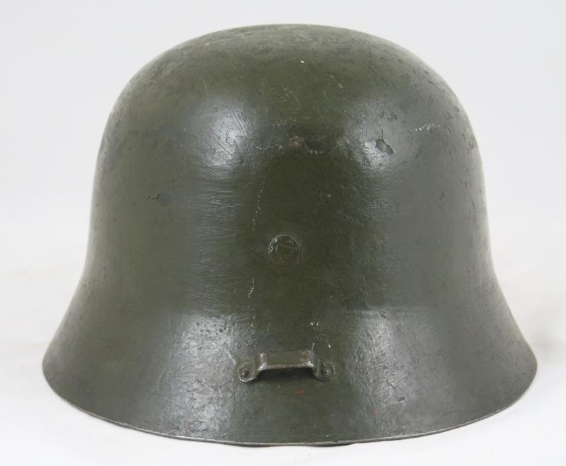 WW2 Finnish army M38 Hungarian steel helmet - german liner — image 4
