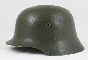 WW2 Finnish army M38 Hungarian steel helmet - german liner
