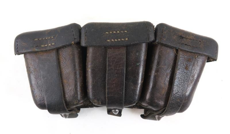 WW1 German M1909 rifle ammo pouch - Finnish army RUK unit marked