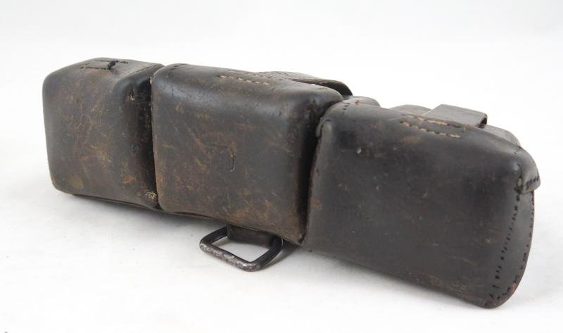 WW1 German M1909 rifle ammo pouch - Finnish army RUK unit marked — image 4
