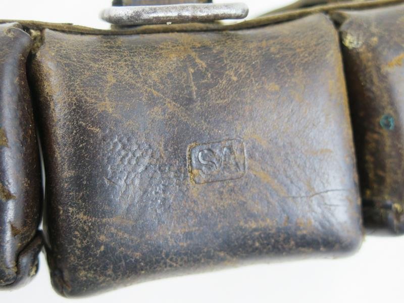 WW1 German M1909 rifle ammo pouch - Finnish army RUK unit marked — image 5